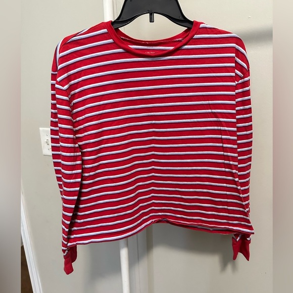 Arizona Jean Company Tops - Red White and Blue Striped Longsleeve Crewneck Shirt size large